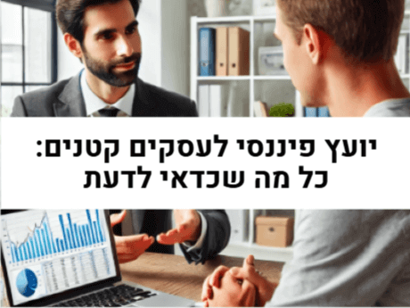 יועץ פיננסי לעסקים קטנים: כל מה שכדאי לדעת